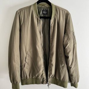 Green Bomber Jacket